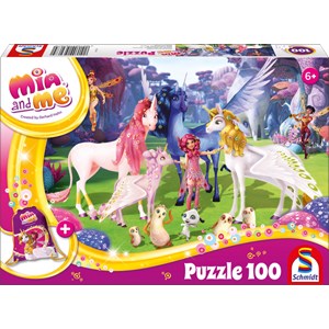 Schmidt Spiele (56267) - "Mia and Me" - 100 pezzi