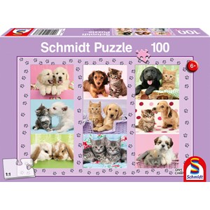 Schmidt Spiele (56268) - "My Animal Friends" - 100 pezzi