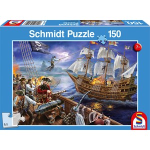 Schmidt Spiele (56252) - "Adventure with the Pirates" - 150 pezzi