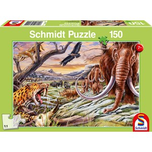 Schmidt Spiele (56251) - "Animals of the Ice Age" - 150 pezzi