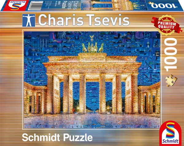 Schmidt Spiele (59578) - Charis Tsevis: "Berlin" - 1000 pezzi