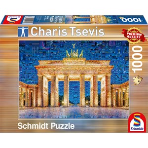 Schmidt Spiele (59578) - Charis Tsevis: "Berlin" - 1000 pezzi