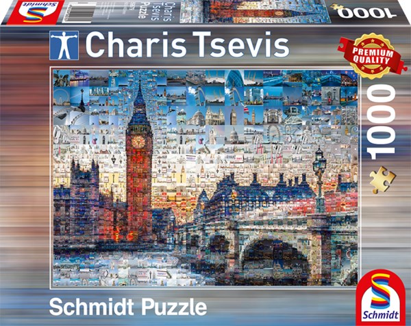 Schmidt Spiele (59579) - Charis Tsevis: "London" - 1000 pezzi