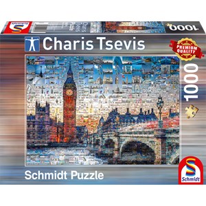 Schmidt Spiele (59579) - Charis Tsevis: "London" - 1000 pezzi