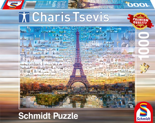 Schmidt Spiele (59580) - Charis Tsevis: "Paris" - 1000 pezzi