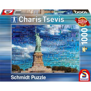 Schmidt Spiele (59581) - Charis Tsevis: "New York" - 1000 pezzi