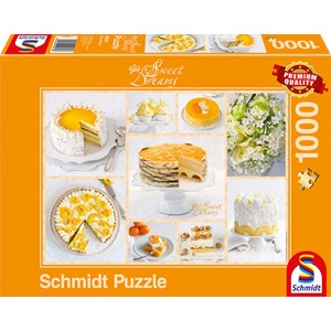Schmidt Spiele (59574) - "Bright Yellow Coffee Table" - 1000 pezzi
