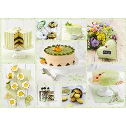 Schmidt Spiele (59575) - "Spring Green Cake Buffet" - 1000 pezzi