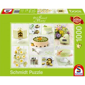 Schmidt Spiele (59575) - "Spring Green Cake Buffet" - 1000 pezzi