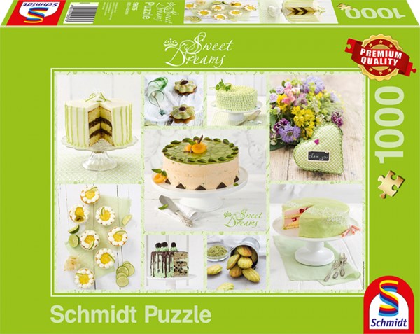 Schmidt Spiele (59575) - "Spring Green Cake Buffet" - 1000 pezzi