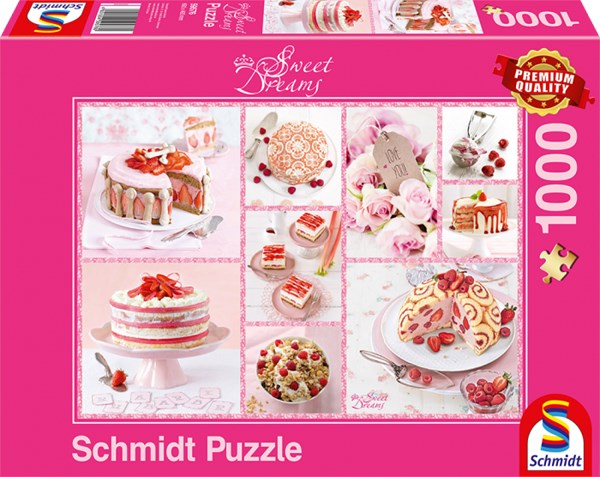 Schmidt Spiele (59576) - "Pink Pie Happiness" - 1000 pezzi