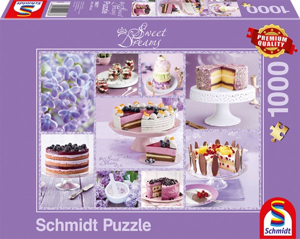 Schmidt Spiele (59577) - "Coffee Party in Lilac" - 1000 pezzi