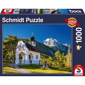 Schmidt Spiele (58318) - "Bavarian Chapel" - 1000 pezzi