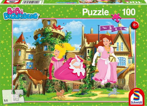 Schmidt Spiele (56281) - "Bibi Blocksberg, The Princess of Thunderstorm" - 100 pezzi
