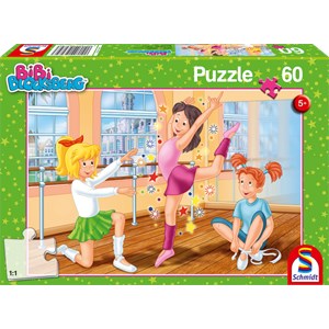 Schmidt Spiele (56279) - "Bibi Blocksberg, In the Ballet School" - 60 pezzi