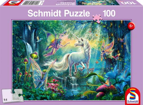 Schmidt Spiele (56254) - "In the Land of Mythical Creatures" - 100 pezzi