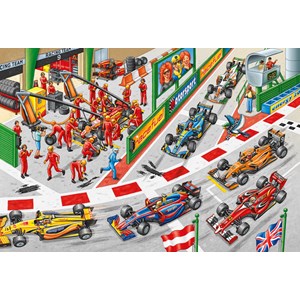 Schmidt Spiele (56288) - "What Happens At the Car Race" - 150 pezzi