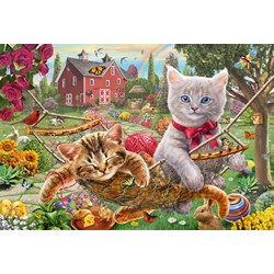 Schmidt Spiele (56289) - "Kitten in the Garden" - 150 pezzi