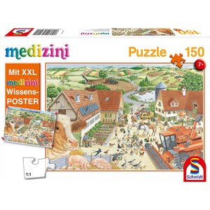 Schmidt Spiele (56291) - "Discover the Farm" - 150 pezzi