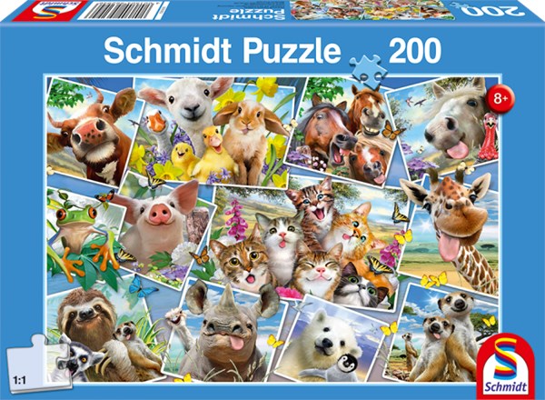 Schmidt Spiele (56294) - "Animal Selfies" - 200 pezzi