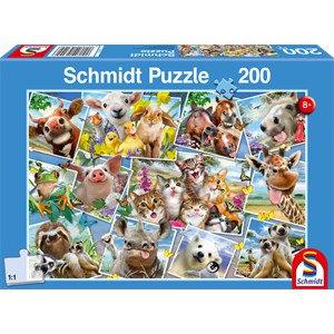 Schmidt Spiele (56294) - "Animal Selfies" - 200 pezzi