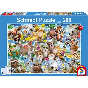 Schmidt Spiele (56294) - "Animal Selfies" - 200 pezzi