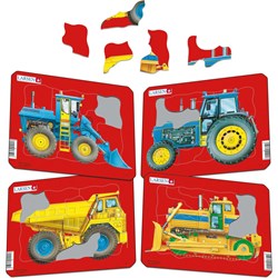 Larsen (Z1) - "Tractors, Dump Truck and Bulldozer" - 10 pezzi