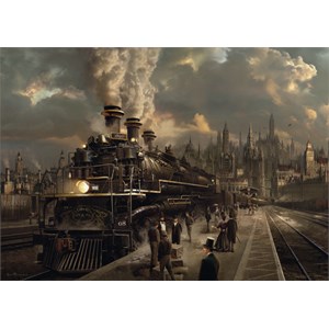 Schmidt Spiele (58206) - "Locomotive" - 1000 pezzi