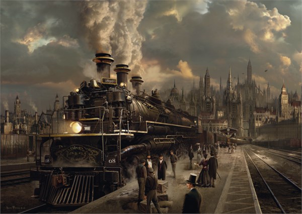 Schmidt Spiele (58206) - "Locomotive" - 1000 pezzi