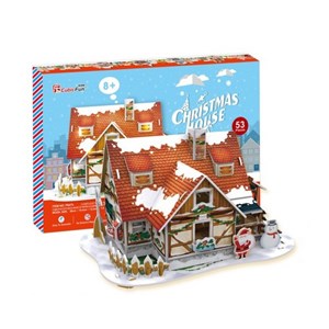 Cubic Fun (P647h) - "Christmas House" - 53 pezzi