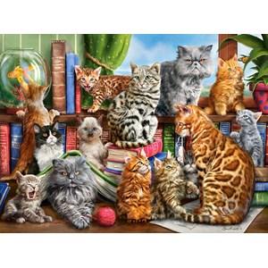 Castorland (C-200726) - "House of Cats" - 2000 pezzi