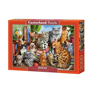 Castorland (C-200726) - "House of Cats" - 2000 pezzi