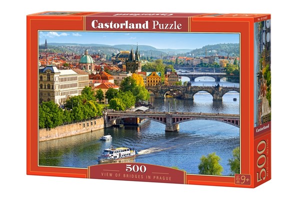Castorland (B-53087) - "View of Bridges in Prague" - 500 pezzi