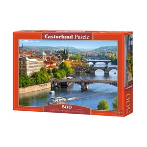 Castorland (B-53087) - "View of Bridges in Prague" - 500 pezzi