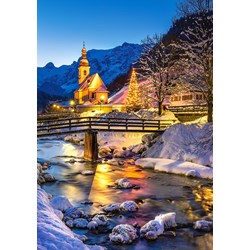 Castorland (B-53063) - "Night in Ramsau, Germany" - 500 pezzi