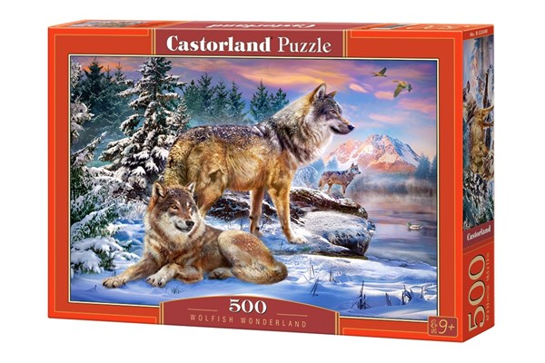 Castorland (B-53049) - "Wolfish Wonderland" - 500 pezzi