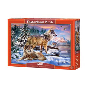 Castorland (B-53049) - "Wolfish Wonderland" - 500 pezzi