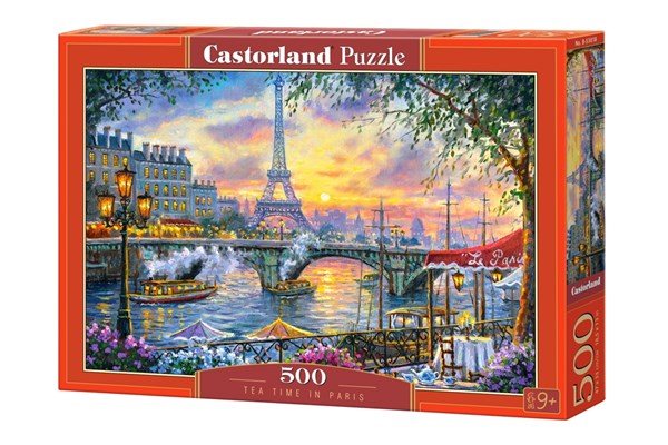 Castorland (B-53018) - "Tea Time in Paris" - 500 pezzi
