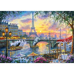 Castorland (B-53018) - "Tea Time in Paris" - 500 pezzi