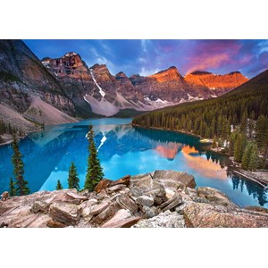 Castorland (B-53001) - "Sunrise at Moraine Lake, Canada" - 500 pezzi