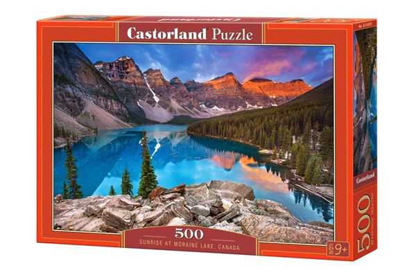 Castorland (B-53001) - "Sunrise at Moraine Lake, Canada" - 500 pezzi