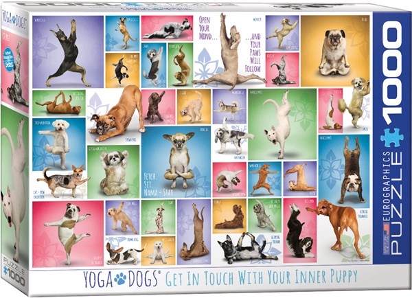 Eurographics (6000-0954) - "Yoga Dogs" - 1000 pezzi