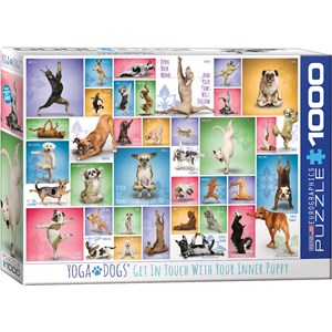 Eurographics (6000-0954) - "Yoga Dogs" - 1000 pezzi