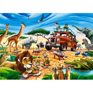 Castorland (B-018390) - "Safari Adventure" - 180 pezzi