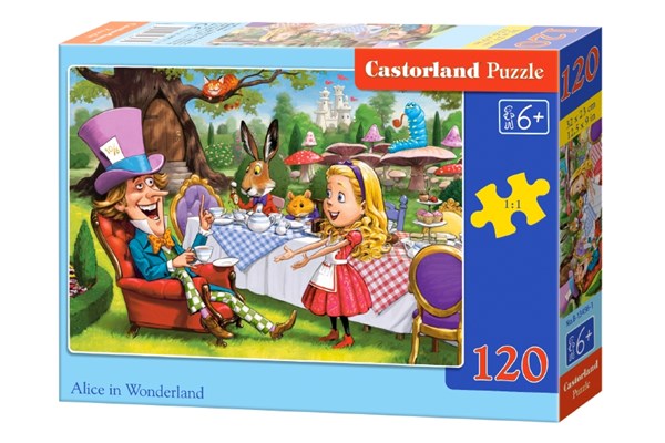 Castorland (B-13456) - "Alice in Wonderland" - 120 pezzi