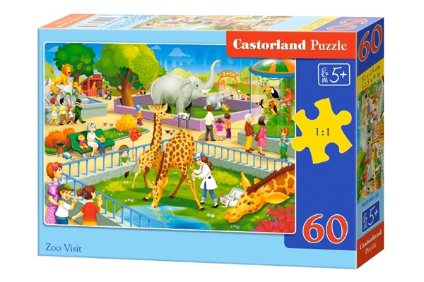 Castorland (B-066155) - "Zoo Visit" - 60 pezzi