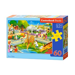 Castorland (B-066155) - "Zoo Visit" - 60 pezzi