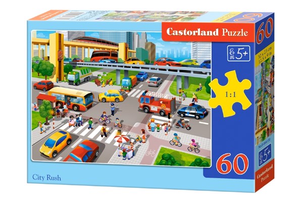 Castorland (B-066131) - "City Rush" - 60 pezzi