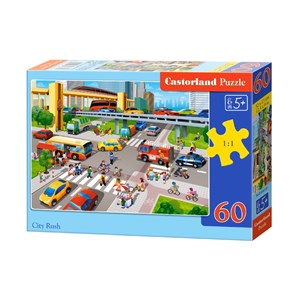 Castorland (B-066131) - "City Rush" - 60 pezzi