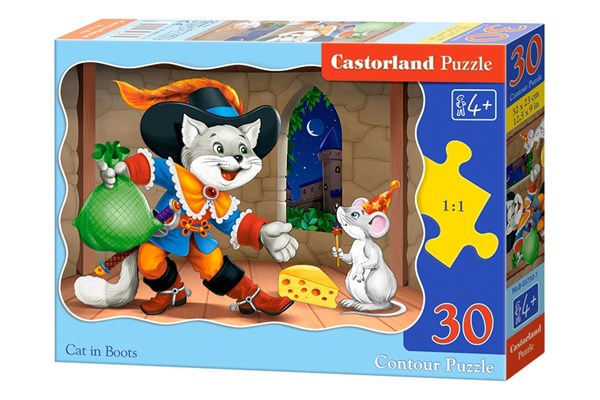 Castorland (B-03730) - "Cat in Boots" - 30 pezzi